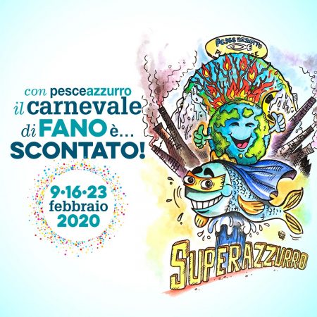 CON PESCEAZZURRO IL CARNEVALE DI FANO È SCONTATO, ANCHE NEL 2020