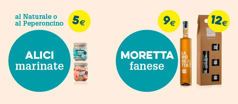 Cosa acquista al PesceAzzurro Drive di Fano