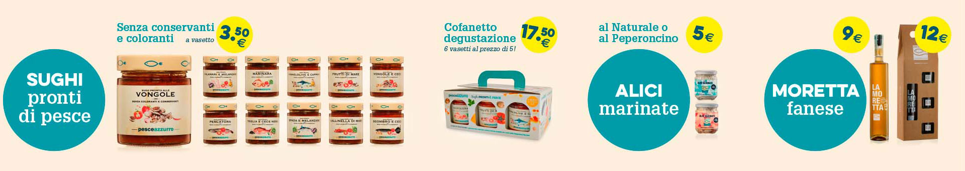 Cosa acquista al PesceAzzurro Drive di Fano